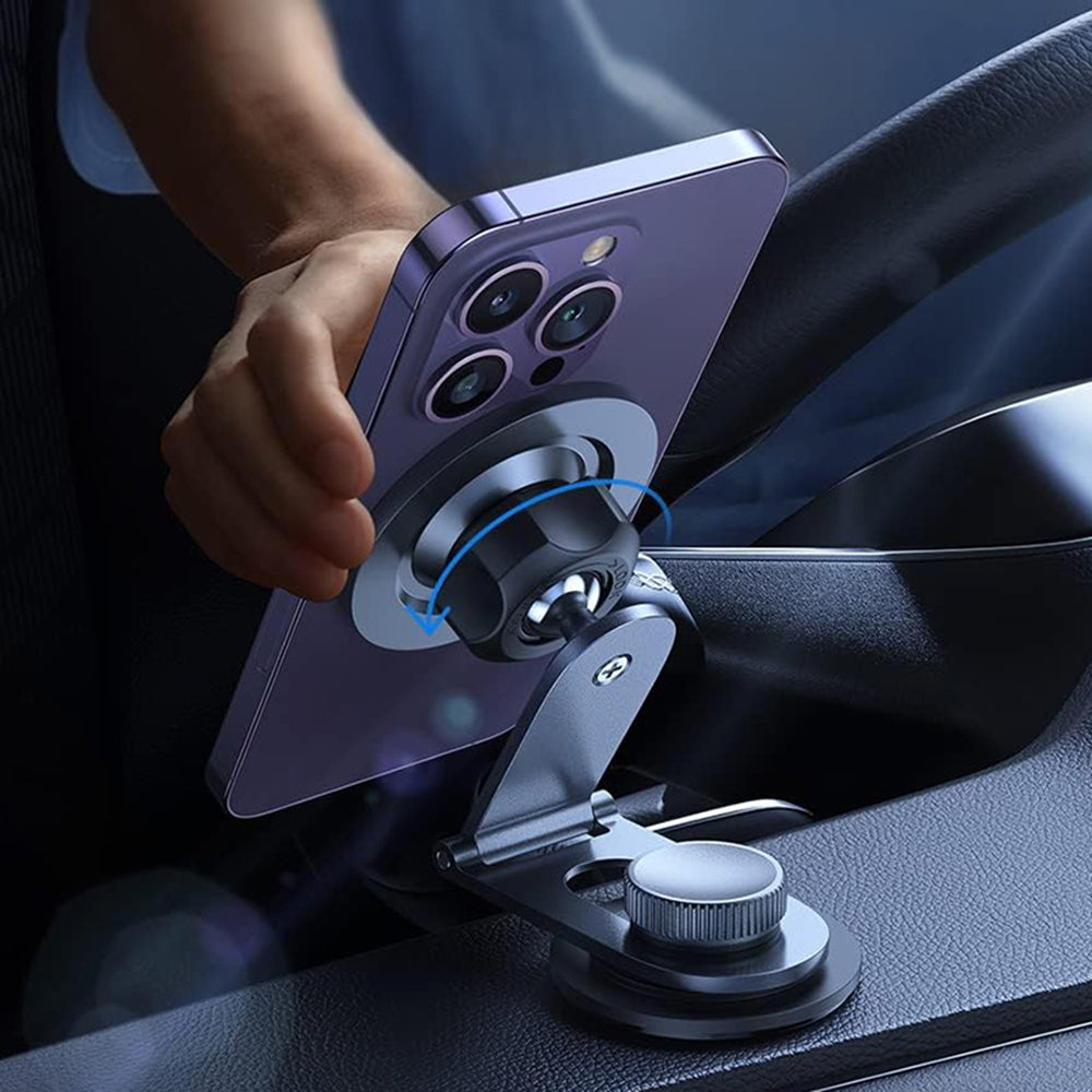 Магнитна стойка за кола Lisen, Универсална, Черна YL0223050002