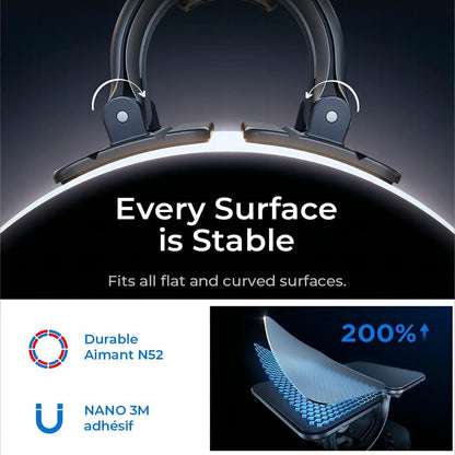 Lisen Magnetic Car Holder, Universal, Black YL0223110033