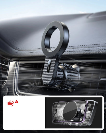 Магнитна стойка за кола Joyroom JR-ZS355 Air Vent, Универсална, Черна
