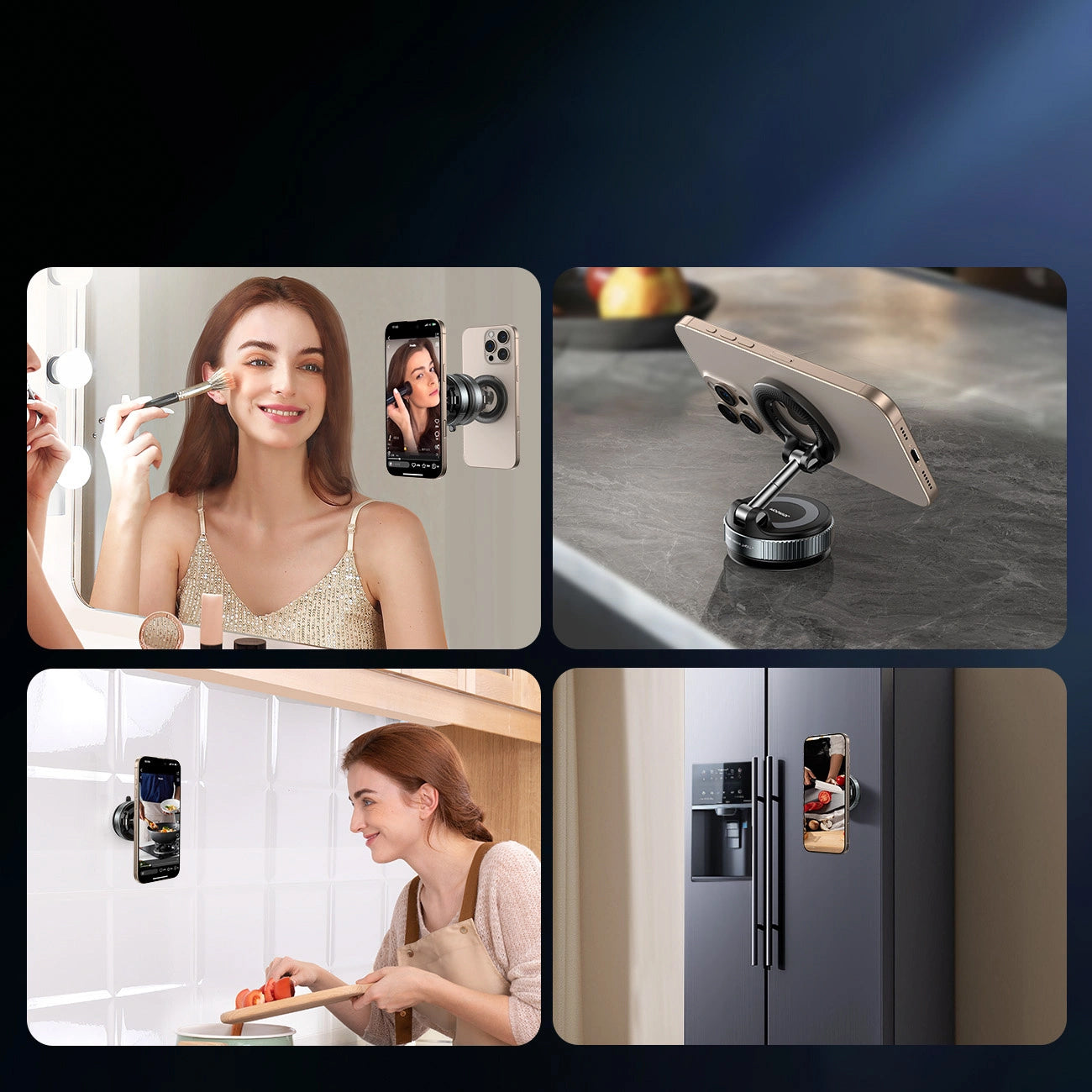 Магнитна стойка за кола Joyroom JR-ZS501, Универсална, Черна
