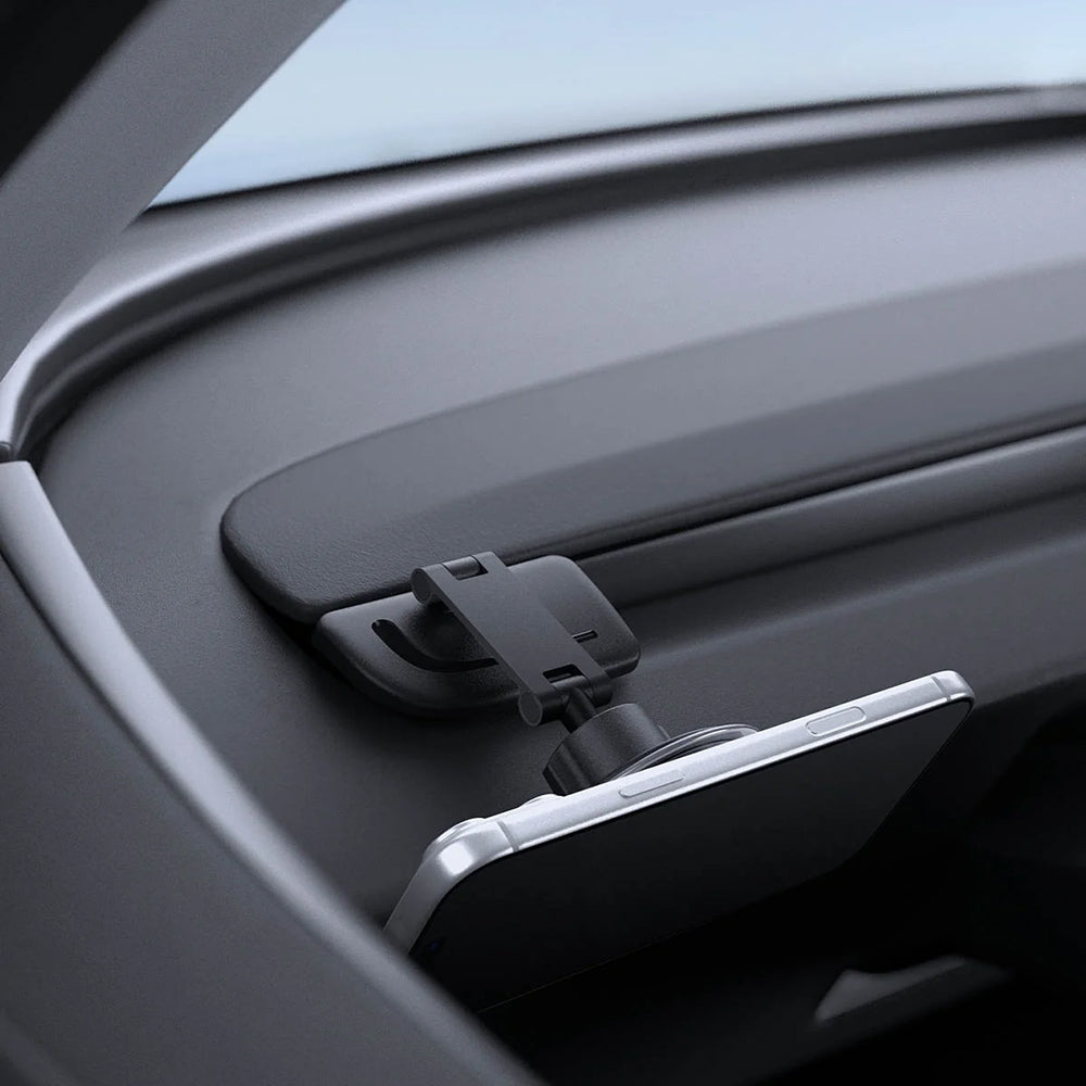 Магнитна стойка за автомобил Spigen TAM110 за Tesla Y / 3 / Y L, черна ACP11873