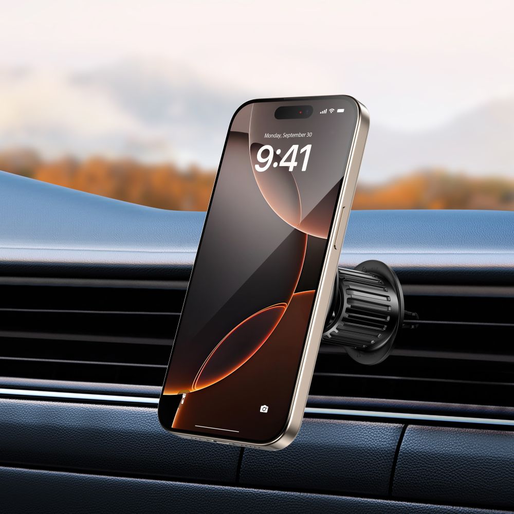 Магнитна стойка за автомобил Tech-Protect N58 Vent, Универсална, Черна