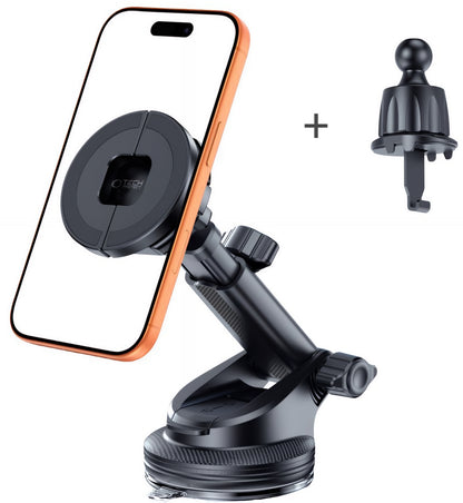 Магнитна стойка за кола Tech-Protect N62 2in1, Универсална, Черна
