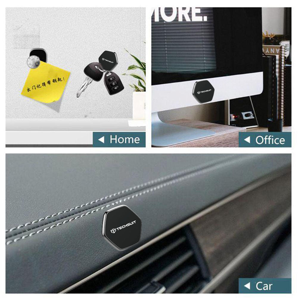 Магнитна стойка за кола Techsuit HOLD210-C, Универсална, Черна