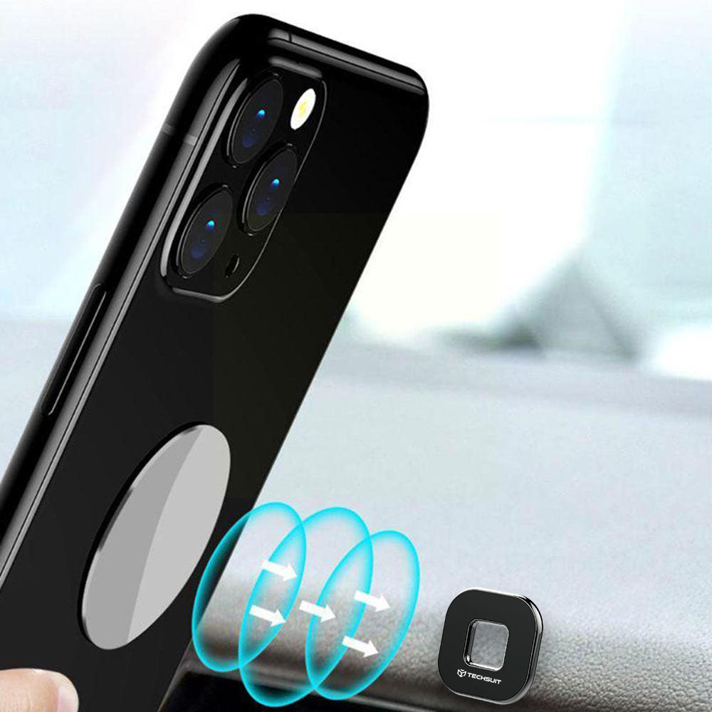 Магнитна стойка за кола Techsuit HOLD210, Универсална, Черна