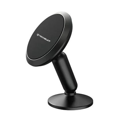 Магнитна стойка за автомобил Techsuit S11, Универсална, Черна