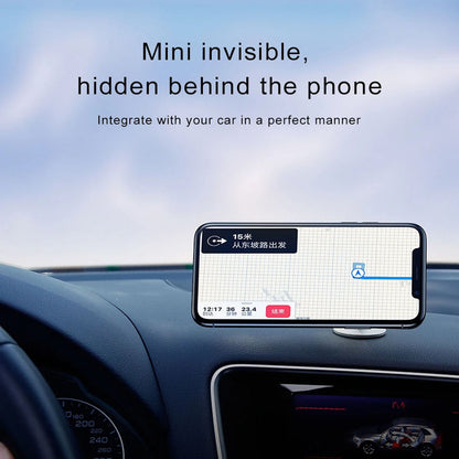 Магнитна стойка за автомобил Techsuit S11, Универсална, Черна