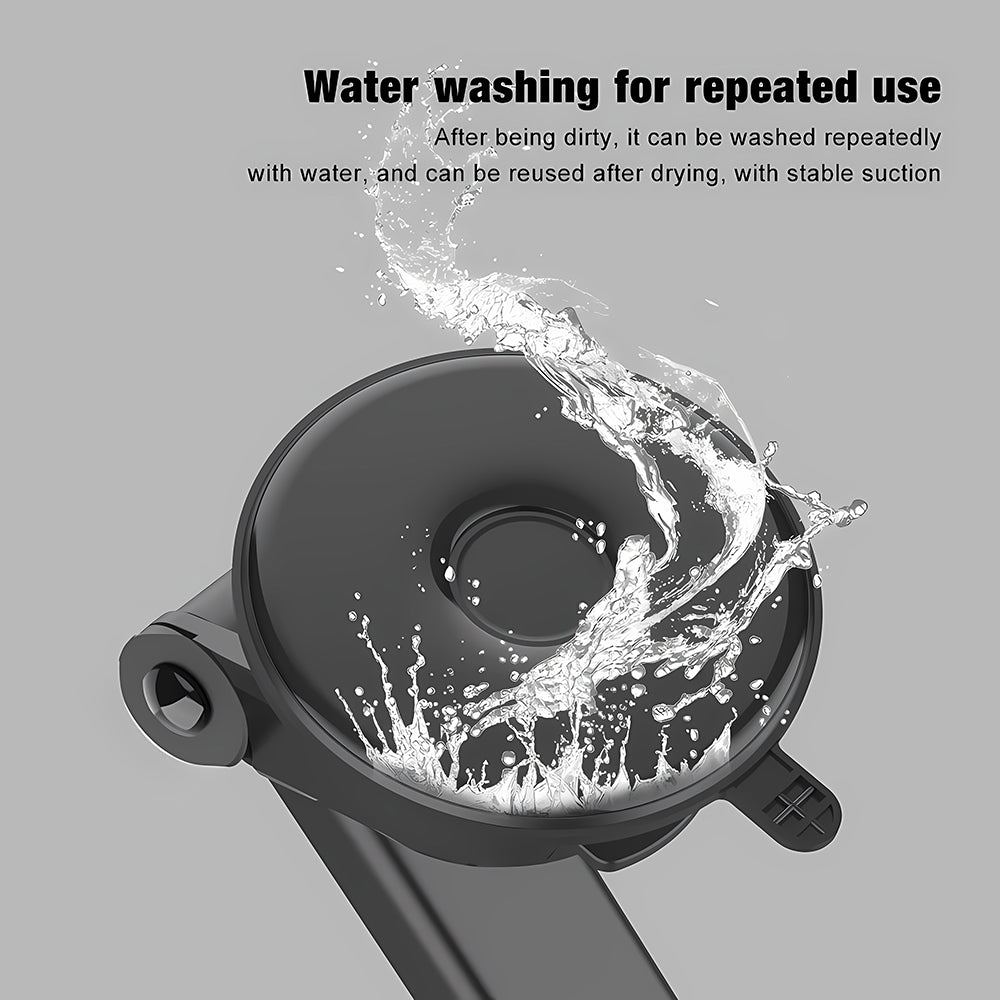 Магнитна стойка за автомобил Techsuit S12, Универсална, Черна