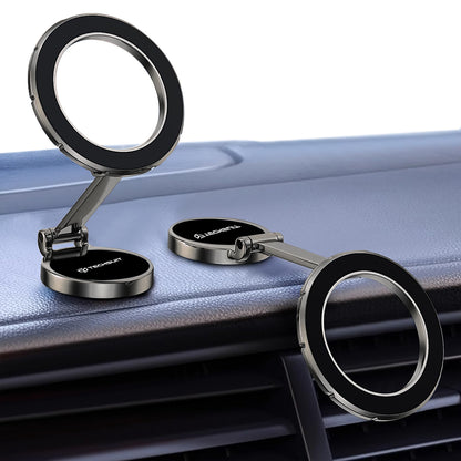 Магнитна стойка за автомобил Techsuit S13, Универсална, Сива