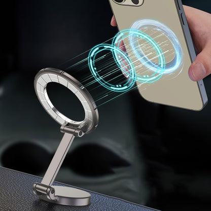 Магнитна стойка за автомобил Techsuit S13, Универсална, Сива