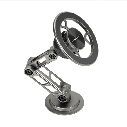 Магнитна стойка за автомобил Techsuit S14, Универсална, Сива