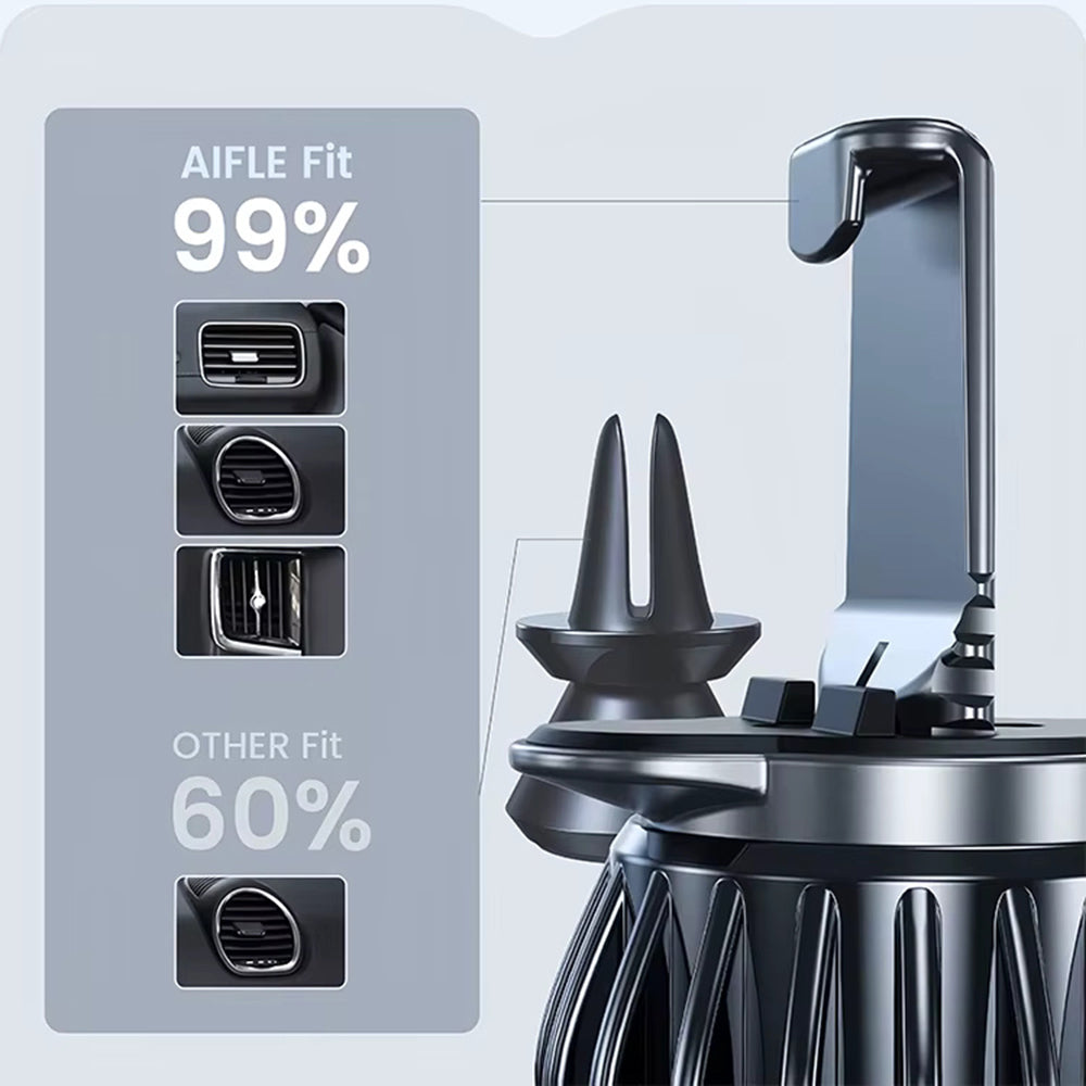 Магнитна стойка за кола Techsuit S3, Универсална, Черна