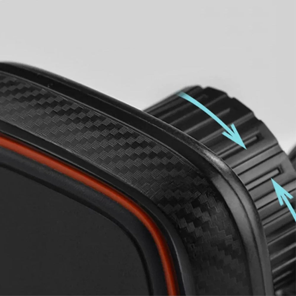 Магнитна стойка за автомобил Techsuit S4, Универсална, Черно-Червена