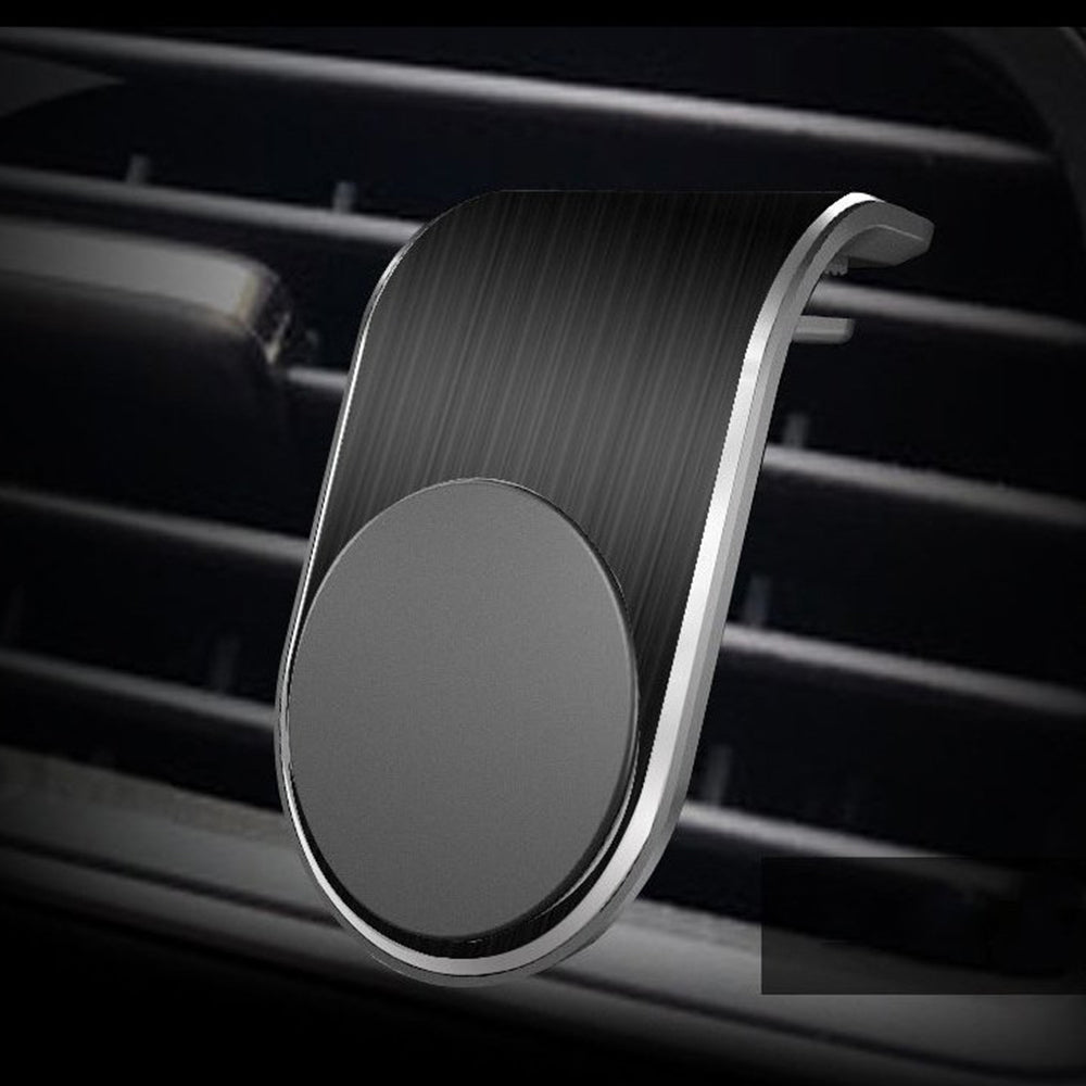 Магнитна стойка за автомобил Techsuit S7, Универсална, Сребриста