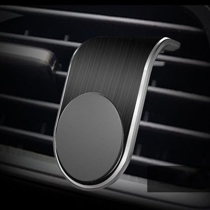 Магнитна стойка за автомобил Techsuit S7, Универсална, Сребриста