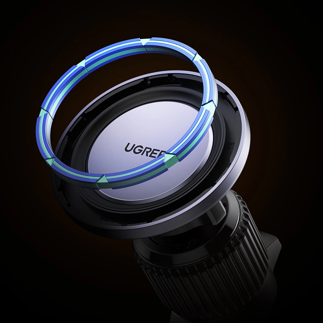 Магнитна стойка за кола UGREEN LP428, Универсална, Черна