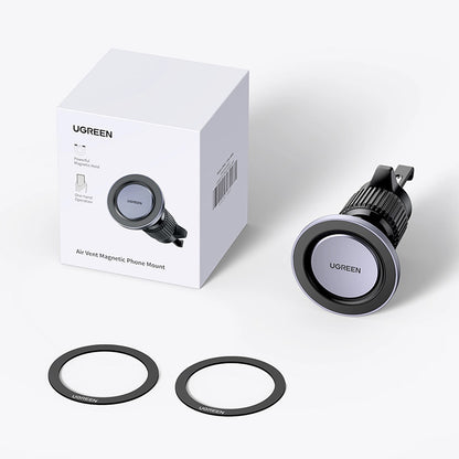 Магнитна стойка за кола UGREEN LP428, Универсална, Черна