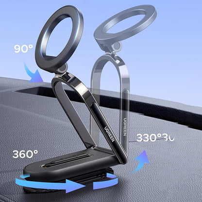 Магнитна стойка за кола UGREEN LP924 (65186), Универсална, Черна