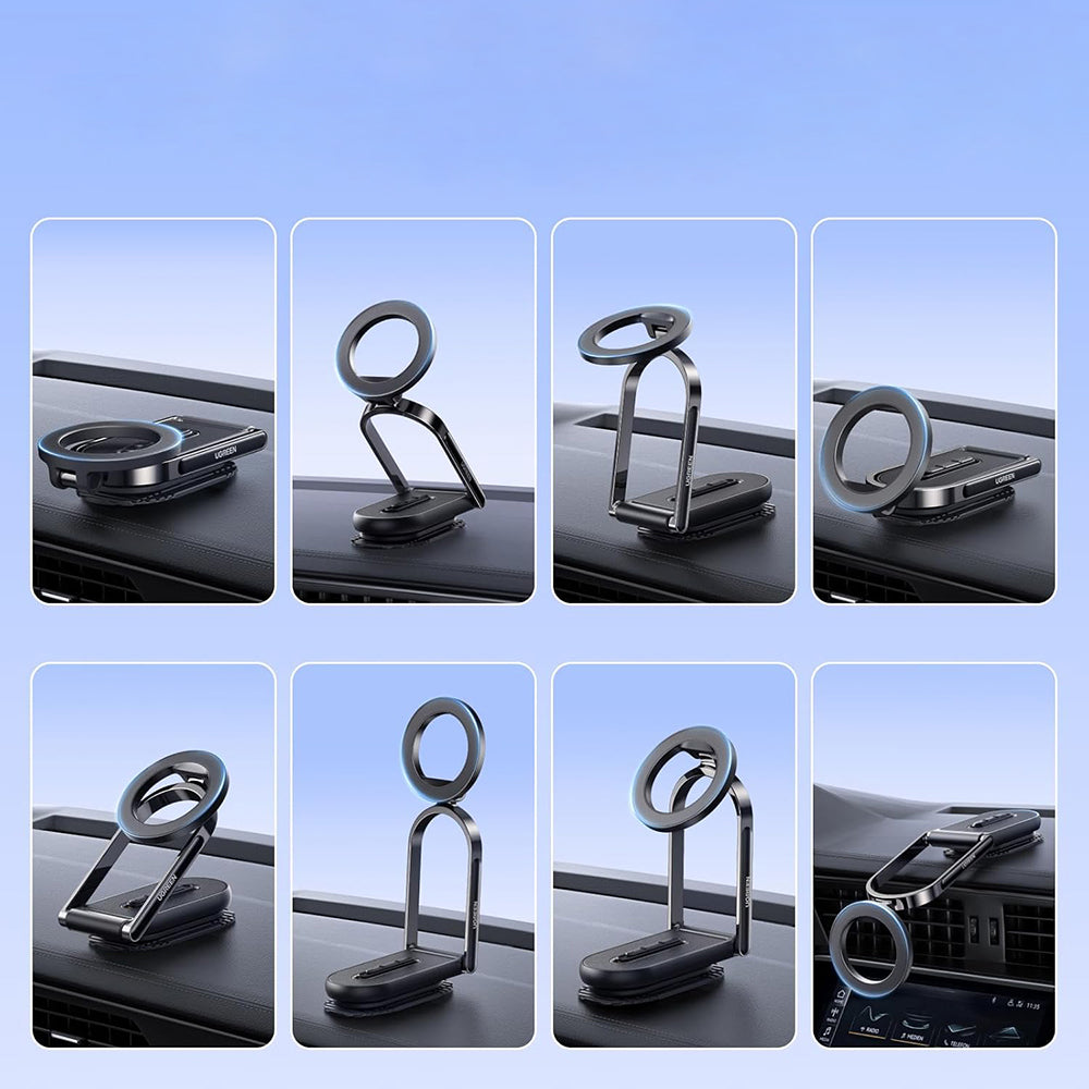 Магнитна стойка за кола UGREEN LP924 (65186), Универсална, Черна