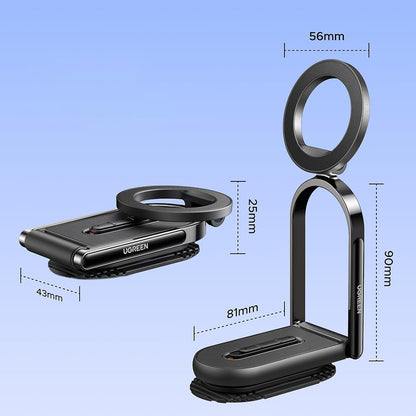 Магнитна стойка за кола UGREEN LP924 (65186), Универсална, Черна