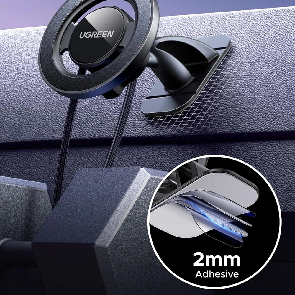 Магнитна стойка за кола UGREEN LP986 (85397), Универсална, Черна