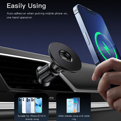 Магнитна стойка за кола Yesido C156, Универсална, Черна