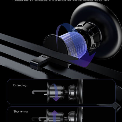 Магнитна стойка за кола Yesido C156, Универсална, Черна