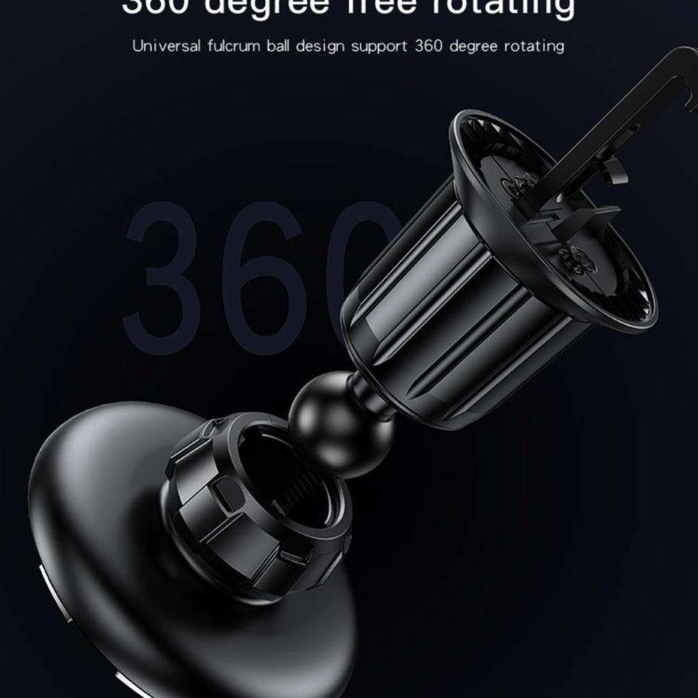 Магнитна стойка за кола Yesido C156, Универсална, Черна