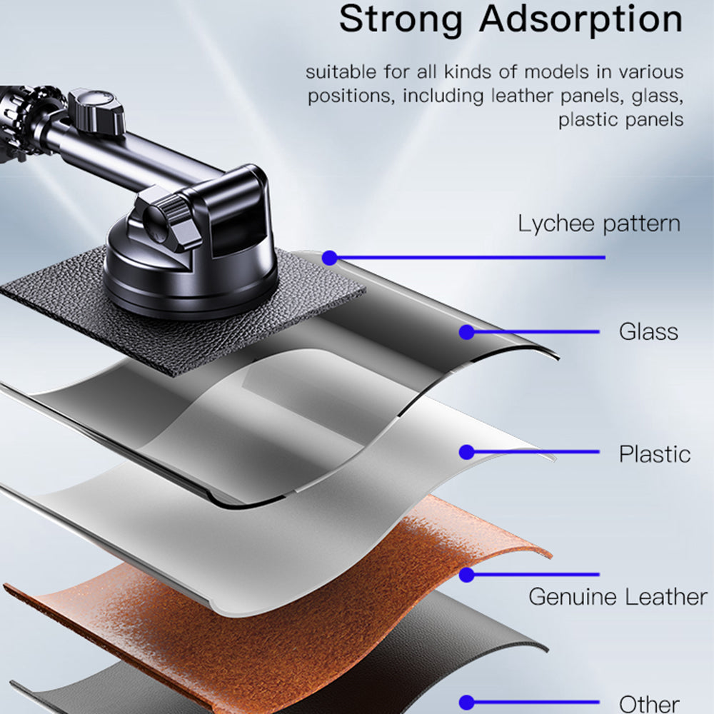 Магнитна стойка за кола Yesido C160, Универсална, Черна