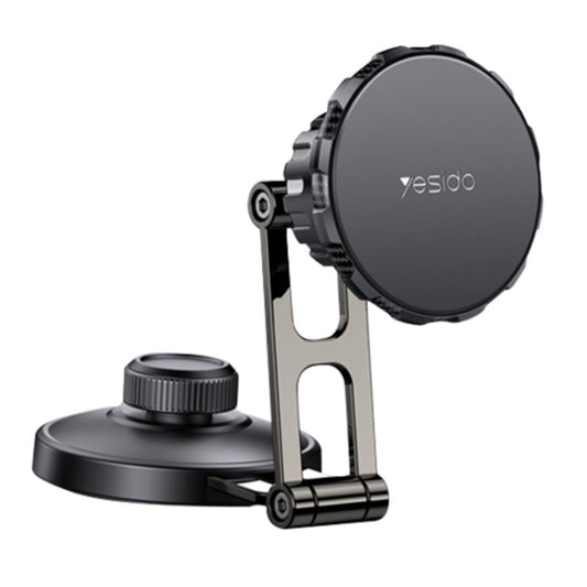 Магнитна стойка за автомобил Yesido C198, Универсална, Сива