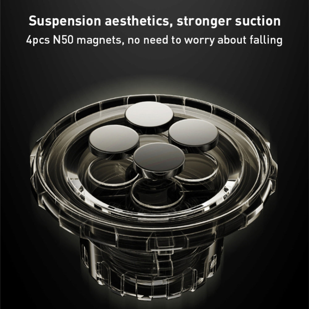 Магнитна стойка за автомобил Yesido C198, Универсална, Сива