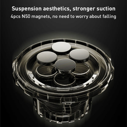 Магнитна стойка за автомобил Yesido C198, Универсална, Сива