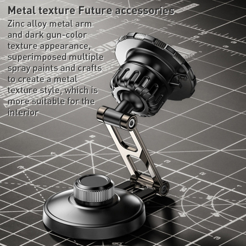 Магнитна стойка за автомобил Yesido C198, Универсална, Сива