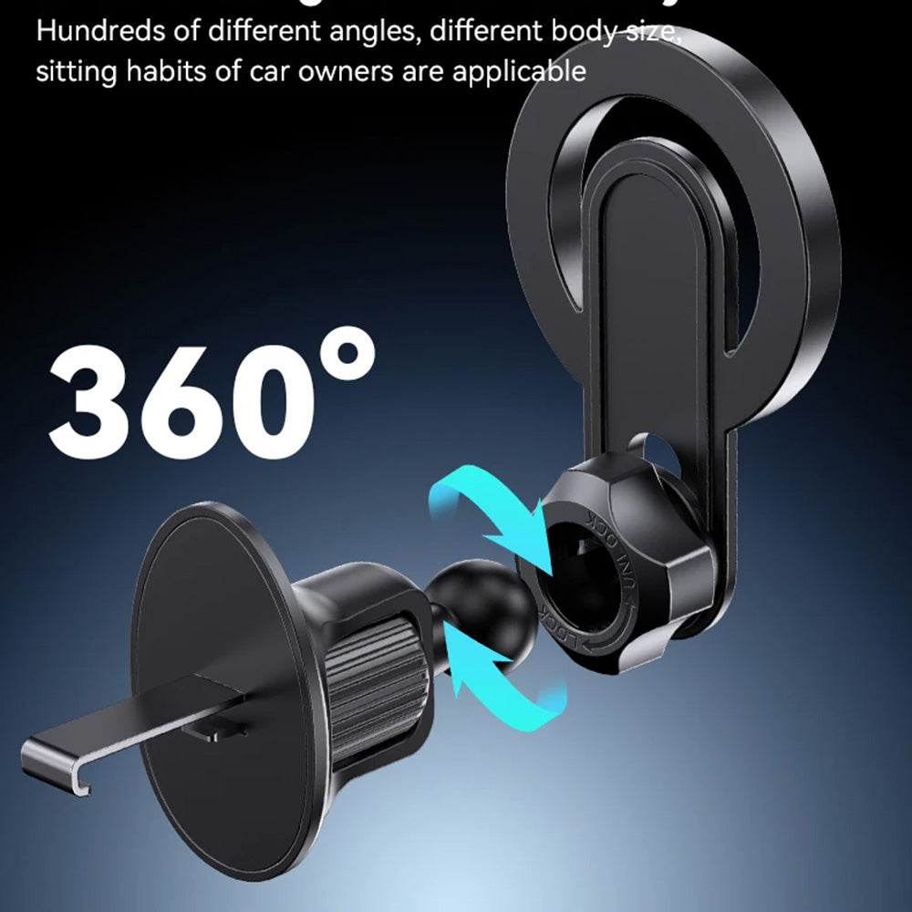 Магнитна стойка за кола Yesido C209, Универсална, Черна