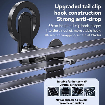 Магнитна стойка за кола Yesido C209, Универсална, Черна