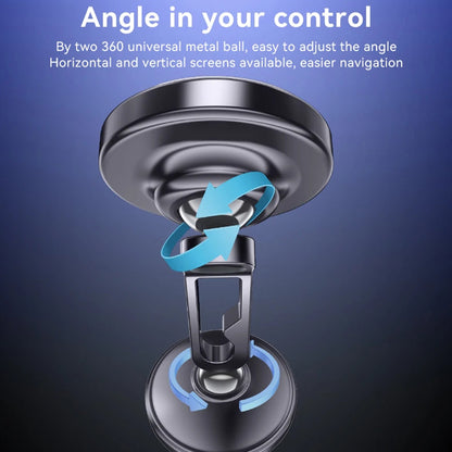 Магнитна стойка за кола Yesido C210, Универсална, Черна