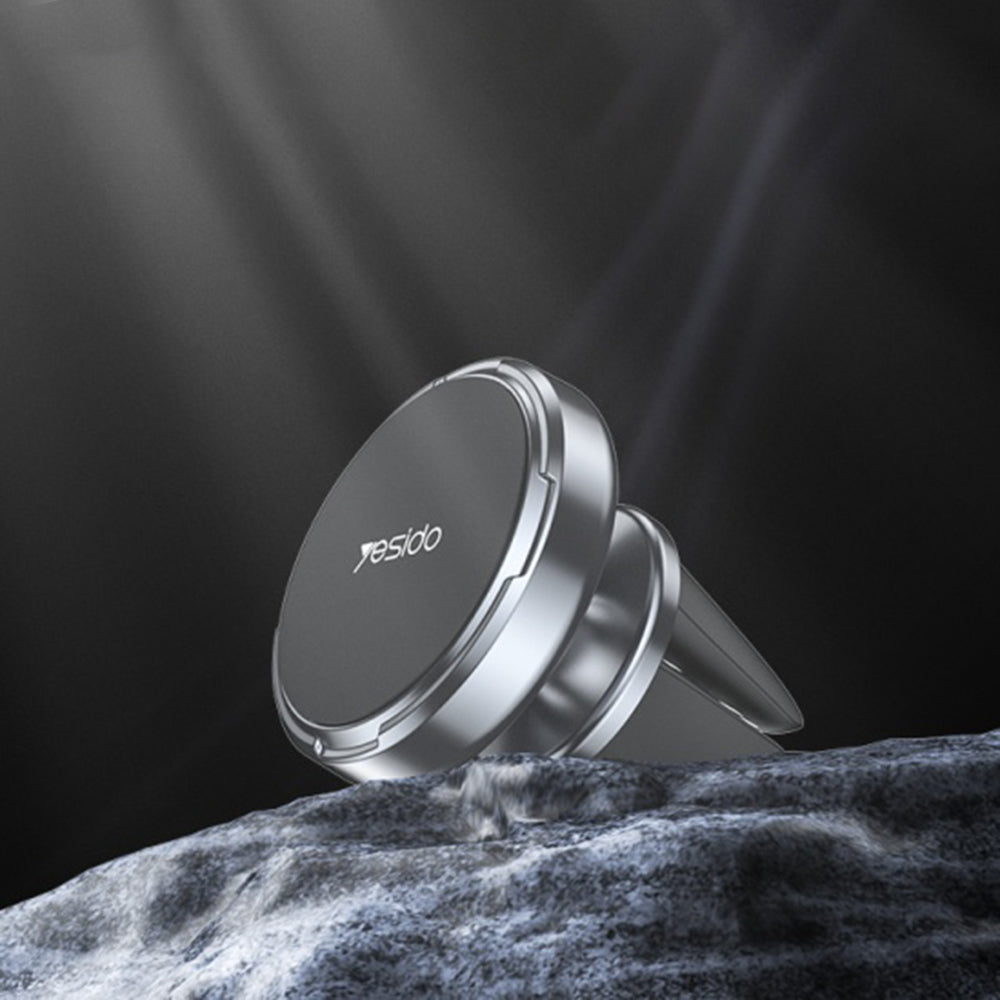 Магнитна стойка за кола Yesido C214, Универсална, Черна