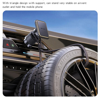 Магнитна стойка за кола Yesido C245, Универсална, Черна