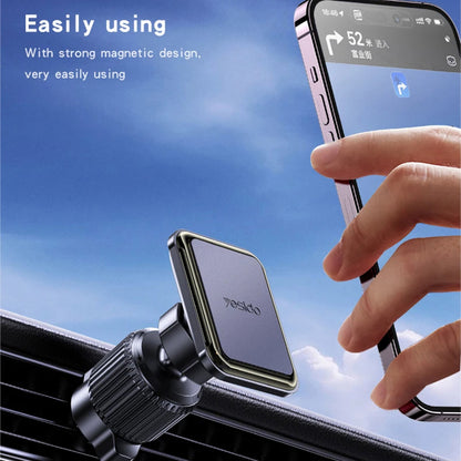 Магнитна стойка за кола Yesido C245, Универсална, Черна