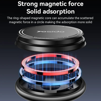 Магнитна стойка за кола Yesido C269, Универсална, Черна