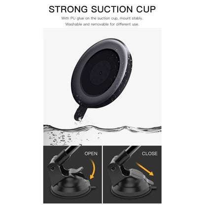 Магнитна стойка за кола Yesido C41, Универсална, Черна