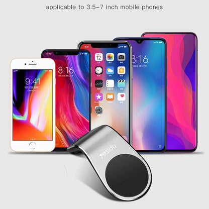 Yesido C64 Magnetic Car Holder, Universal, Black