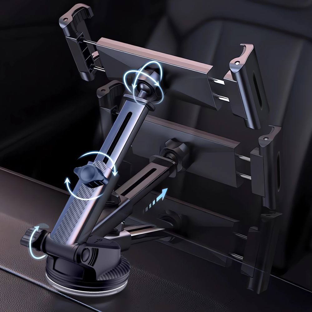 Автомобилна стойка Tech-Protect V4 за таблет, 141mm - 280mm, Черен