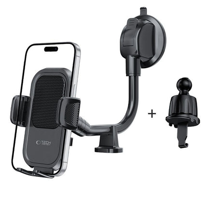 Автомобилна стойка Tech-Protect V8-2 2in1, Универсална, Черна