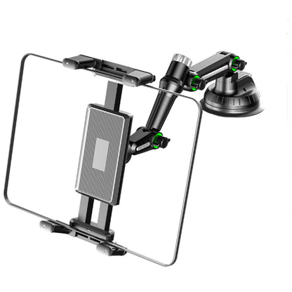 Автомобилен държач Techsuit ST1 за телефон / таблет, 4.7 инча - 12.9 инча, черен