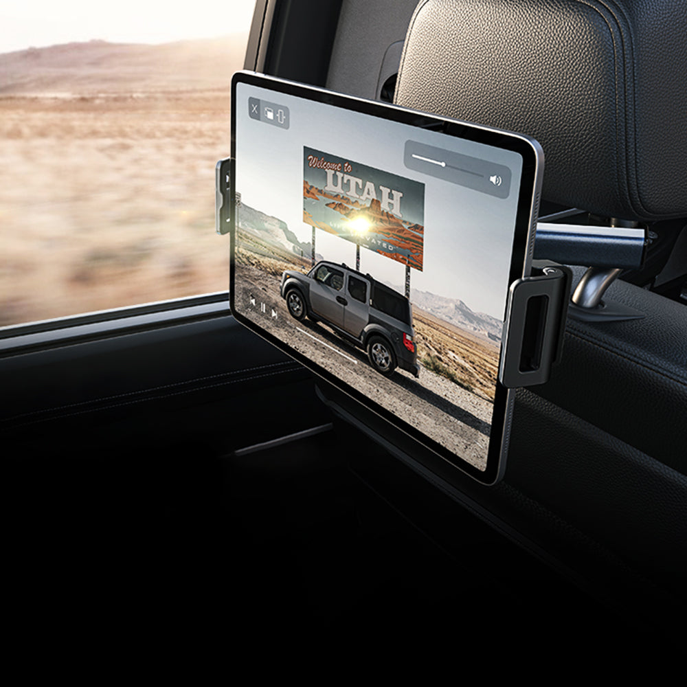Lisen Headrest Car Holder for Phone / Tablet, 4.7inch - 12.9inch, Black YL0221030002