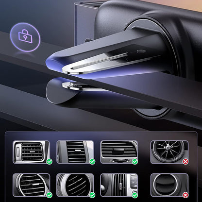 Автомобилен държач UGREEN LP120, 4.7 инча - 7.2 инча, Черен