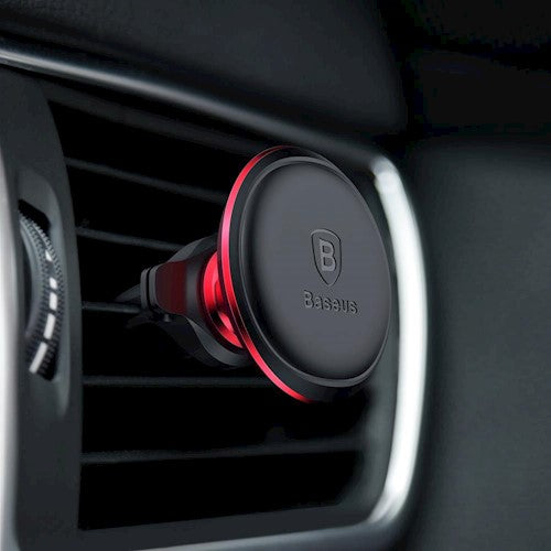 Магнитна стойка за автомобил Baseus Air Vent, Универсална, Червена SUGX-A09