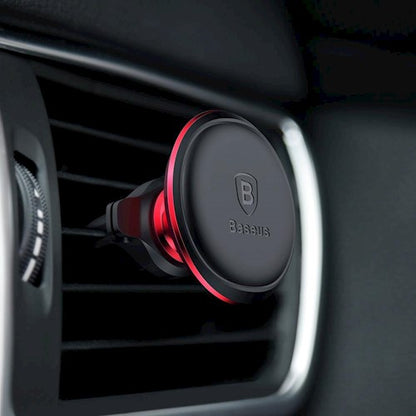 Магнитна стойка за автомобил Baseus Air Vent, Универсална, Червена SUGX-A09