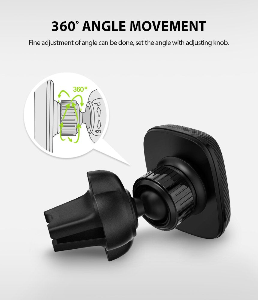Магнитна автомобилна стойка Ringke Power Clip, универсална, черна